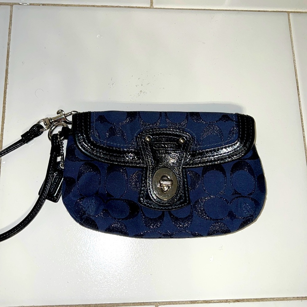 Authentic coach wristlet